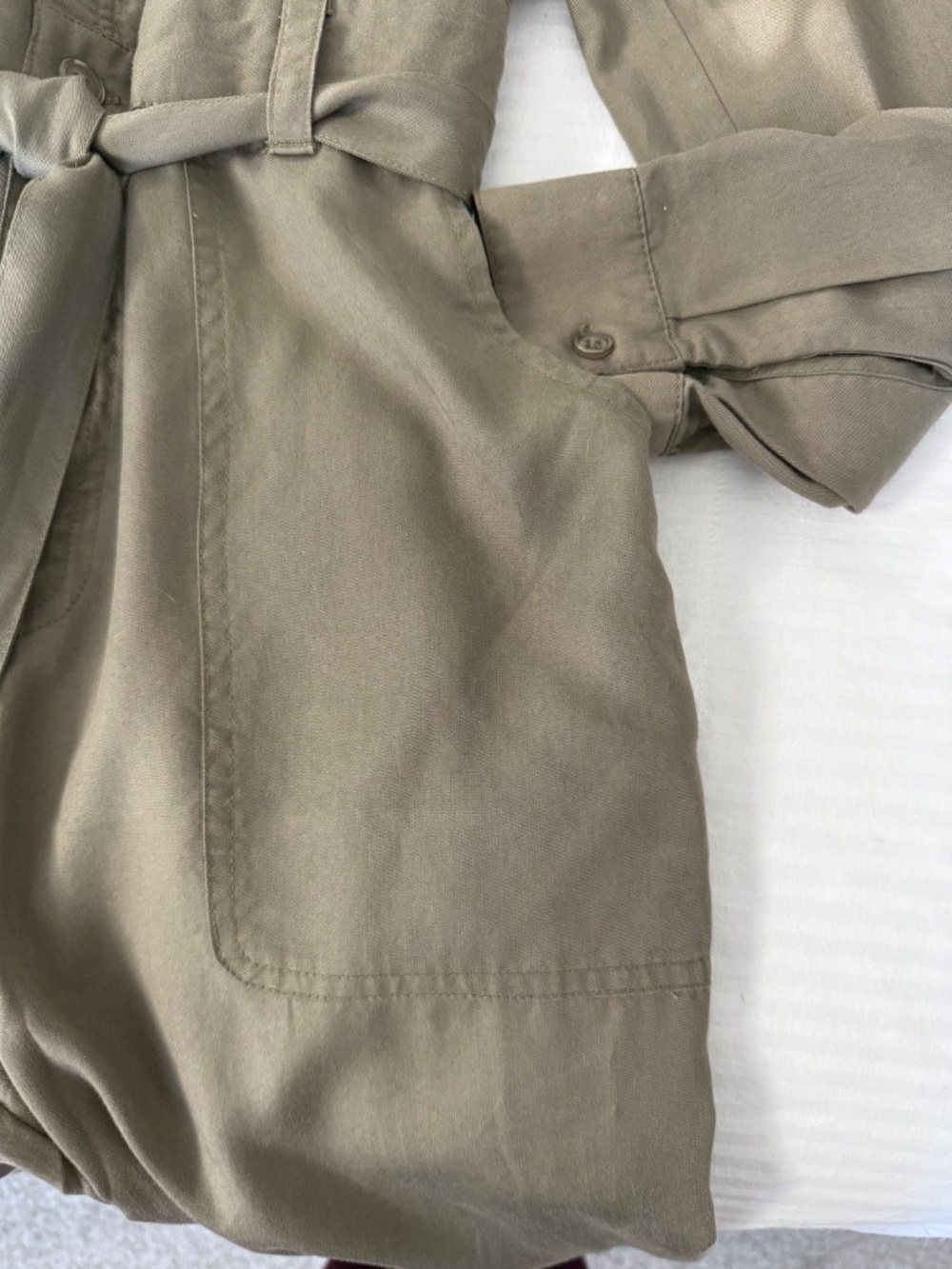 NWOT New York and Company cargo jumpsuit - Picture 2 of 4